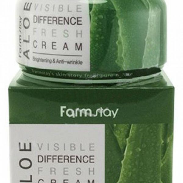 Farm Stay Visible Difference Fresh Cream Aloe Moisturizing Face Cream 100 ml (KOREA ORIGINAL) (7350)